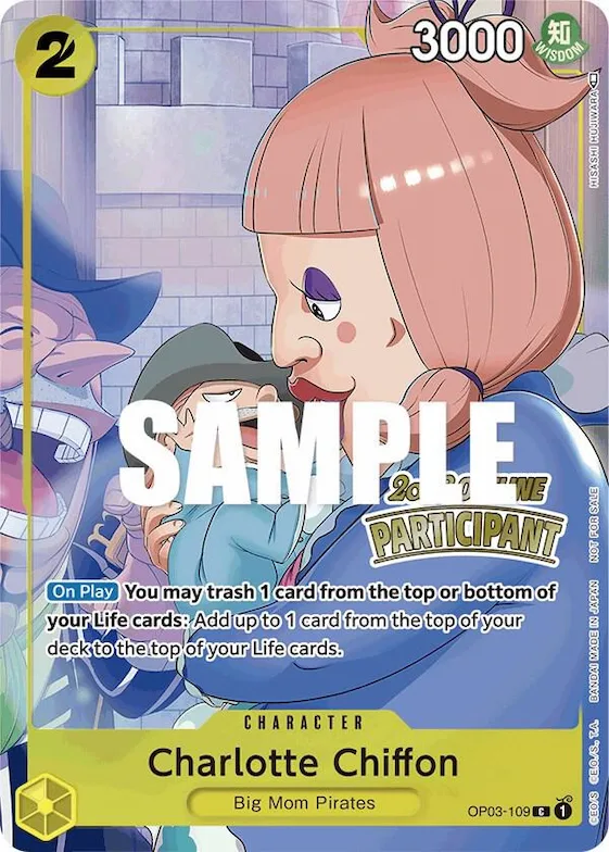 Charlotte Chiffon (Offline Regional 2023) [Participant] #op3-109 – One Piece Promotion Cards