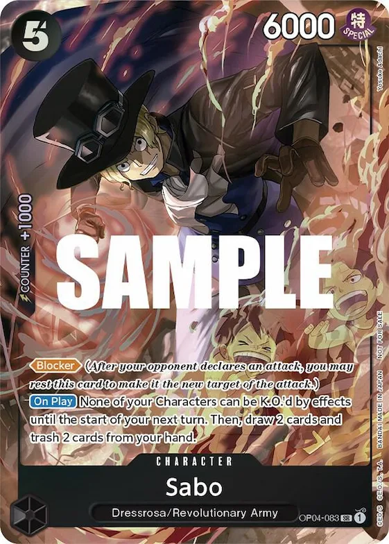 Sabo (Sealed Battle 2023 Vol. 1) #op4-083 – One Piece Promotion Cards