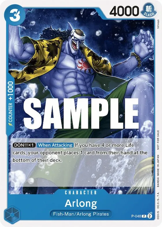 Arlong (Sealed Battle Kit Vol. 1) #p-048 – One Piece Promotion Cards