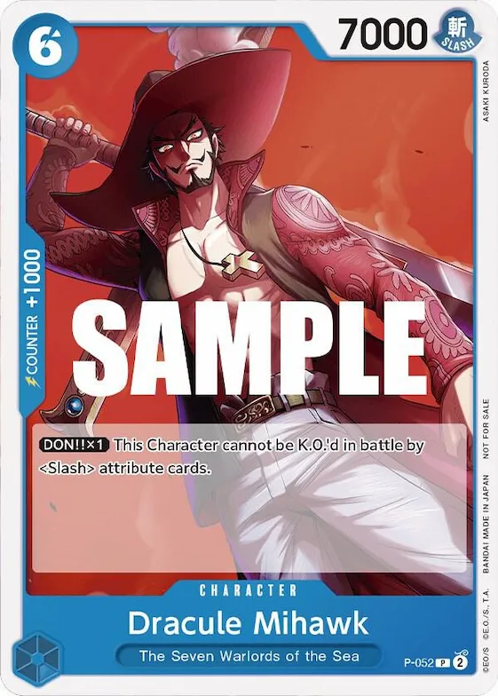 Dracule Mihawk (Sealed Battle Kit Vol. 1) #p-052 – One Piece Promotion Cards
