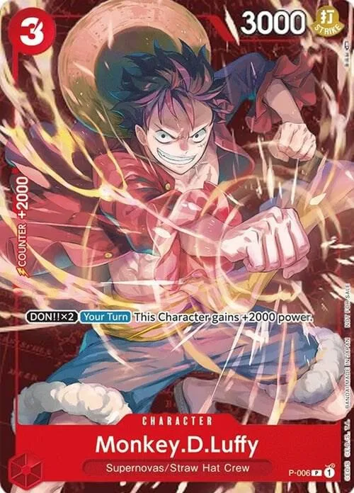Monkey.D.Luffy - P-006 (Retail Promo) #p-006 – One Piece Promotion Cards