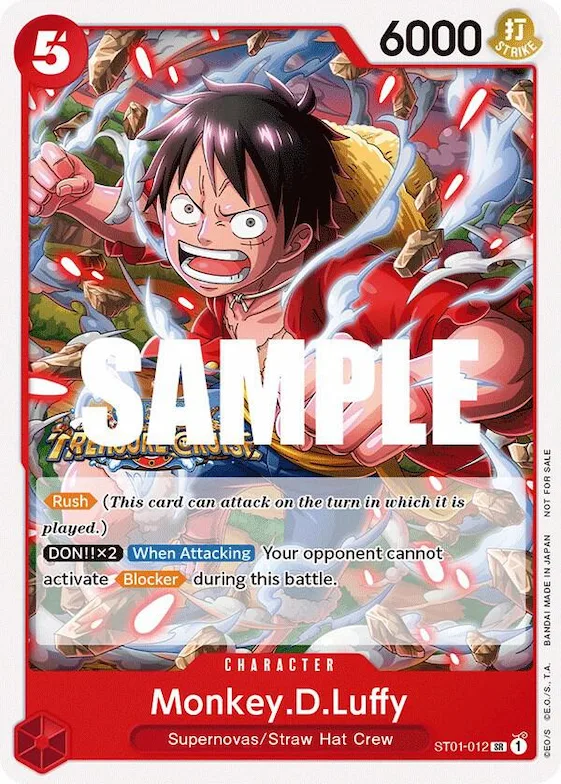Monkey.D.Luffy (Tournament Pack Vol. 5) #st1-012 – One Piece Promotion Cards
