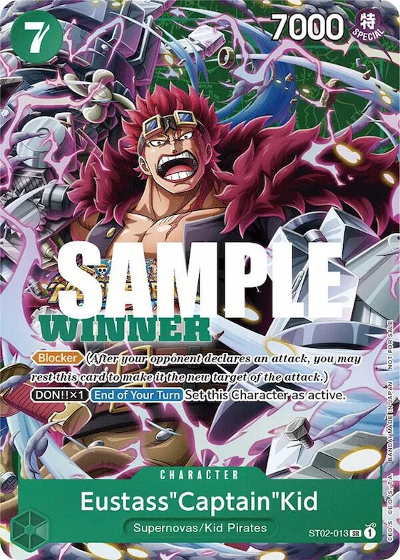 Eustass"Captain"Kid (Winner Pack Vol. 5) #st2-013 – One Piece Promotion Cards