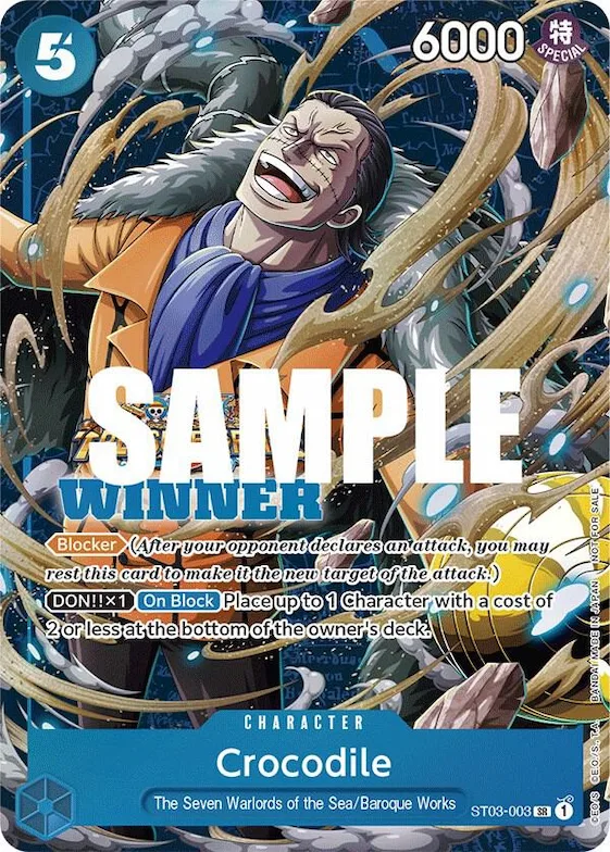 Crocodile (Winner Pack Vol. 5) #st3-003 – One Piece Promotion Cards