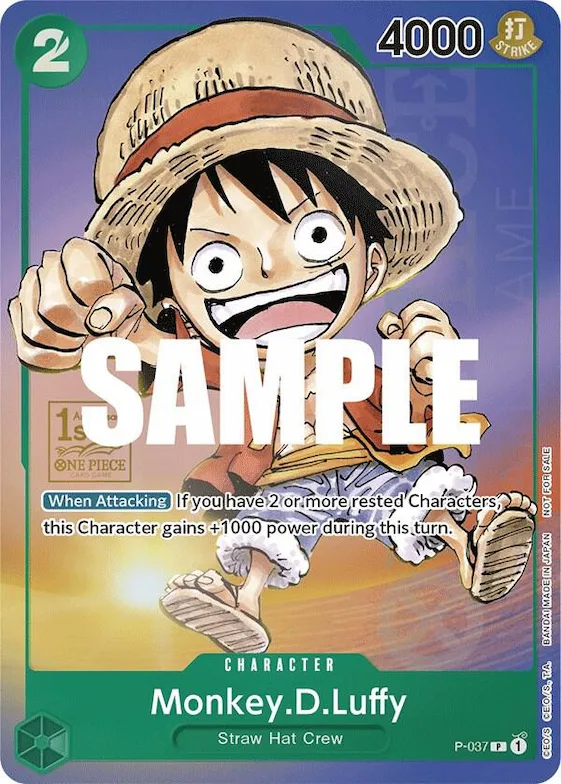 Monkey.D.Luffy (037) (1st Anniversary Tournament) #p-037 – One Piece Promotion Cards