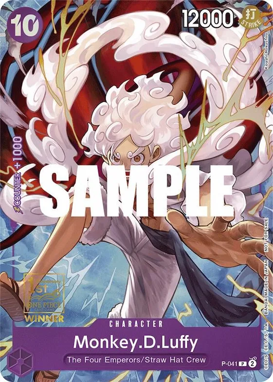 Monkey.D.Luffy (041) (1st Anniversary Tournament) #p-041 – One Piece Promotion Cards
