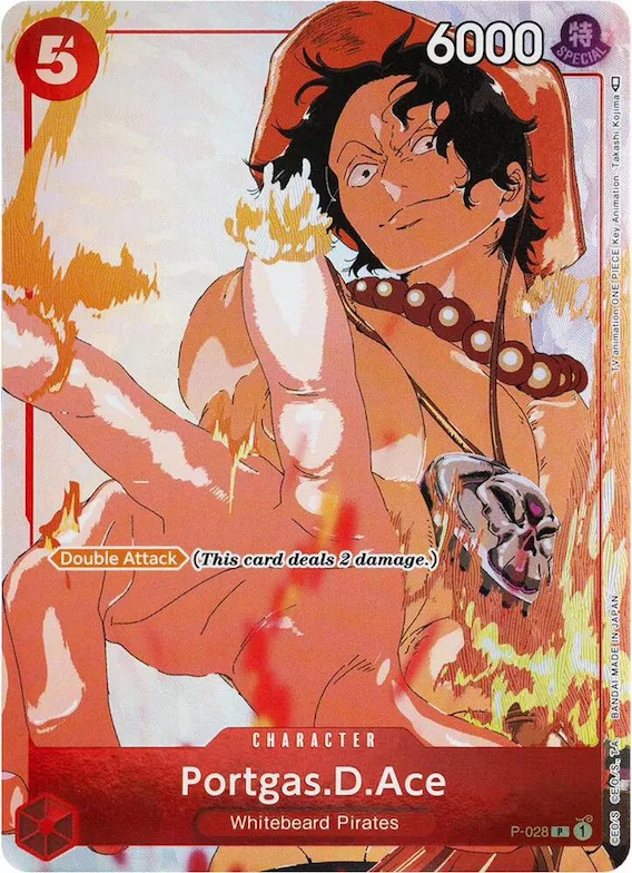 Portgas.D.Ace (Gift Collection 2023) #p-028 – One Piece Promotion Cards
