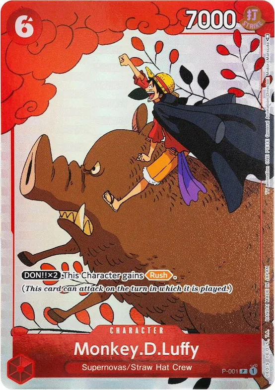 Monkey.D.Luffy (Gift Collection 2023) #p-001 – One Piece Promotion Cards