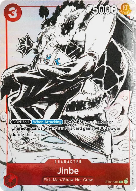 Jinbe (Gift Collection 2023) #st1-005 – One Piece Promotion Cards