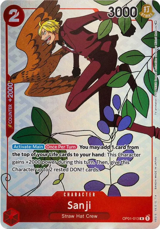 Sanji (Gift Collection 2023) #op1-013 – One Piece Promotion Cards