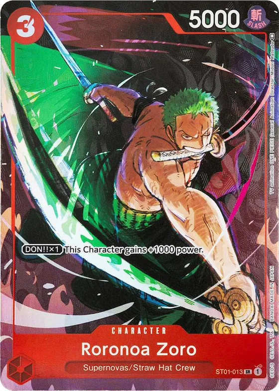 Roronoa Zoro (Gift Collection 2023) #st1-013 – One Piece Promotion Cards