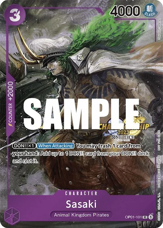 Sasaki (CS 2023 Event Pack) #op1-101 – One Piece Promotion Cards