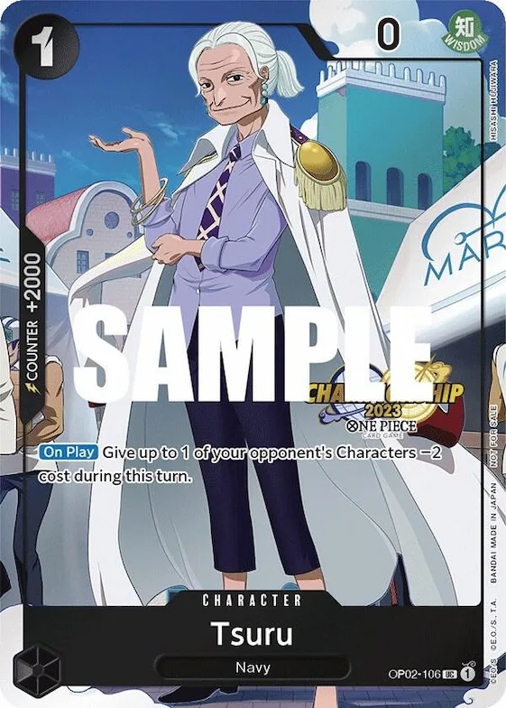 Tsuru (CS 2023 Event Pack) #op2-106 – One Piece Promotion Cards