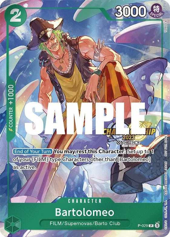 Bartolomeo (CS 2023 Event Pack) #p-029 – One Piece Promotion Cards