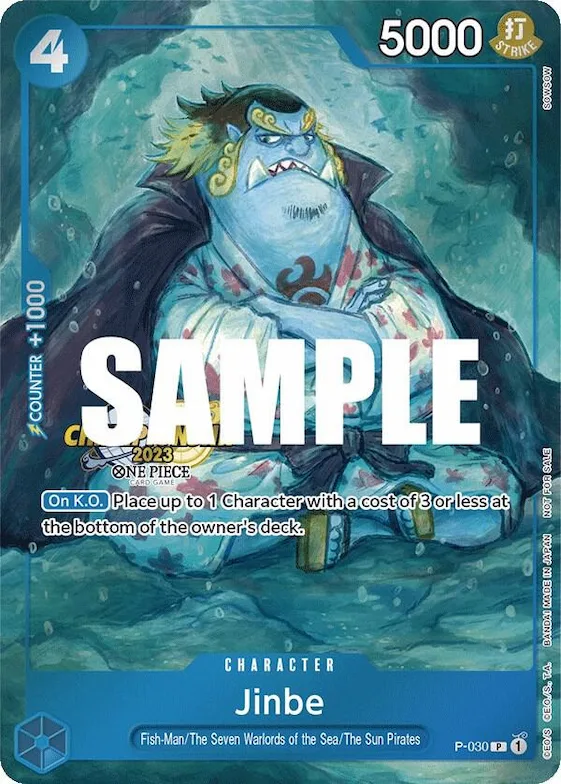 Jinbe (CS 2023 Event Pack) #p-030 – One Piece Promotion Cards