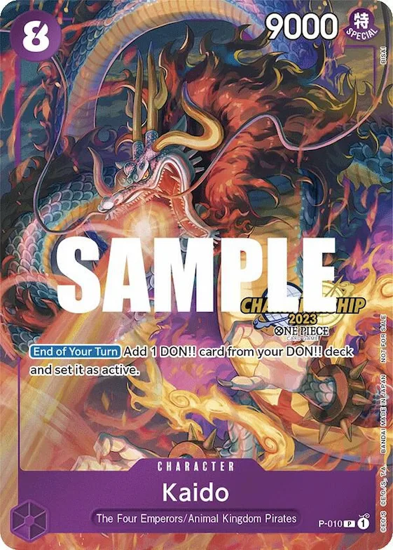 Kaido (CS 2023 Celebration Pack) #p-010 – One Piece Promotion Cards