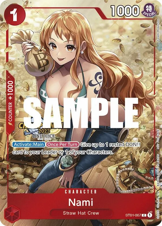 Nami (CS 2023 Celebration Pack) #st1-007 – One Piece Promotion Cards