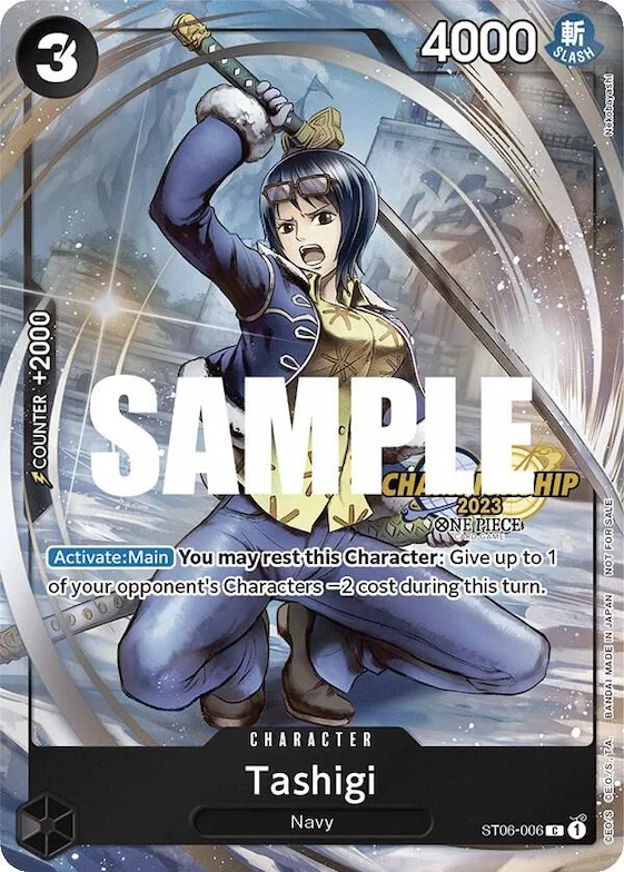 Tashigi (CS 2023 Celebration Pack) #st6-006 – One Piece Promotion Cards