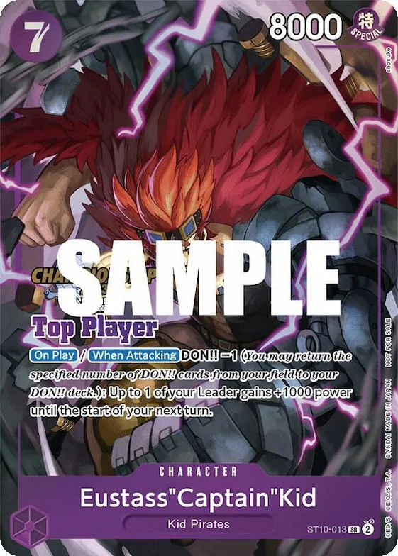 Eustass"Captain"Kid (CS 2023 Top Players Pack) #st10-013 – One Piece Promotion Cards