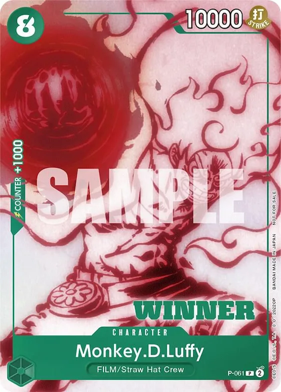 Monkey.D.Luffy (Starter Deck 11: Uta Deck Battle) [Winner] #p-061 – One Piece Promotion Cards