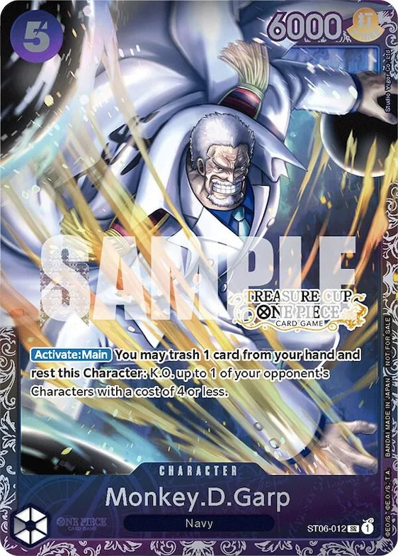 Monkey.D.Garp (Treasure Cup) #st6-012 – One Piece Promotion Cards