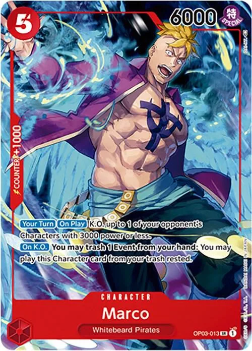 Marco (Japanese 1st Anniversary Set) #op3-013 – One Piece Promotion Cards
