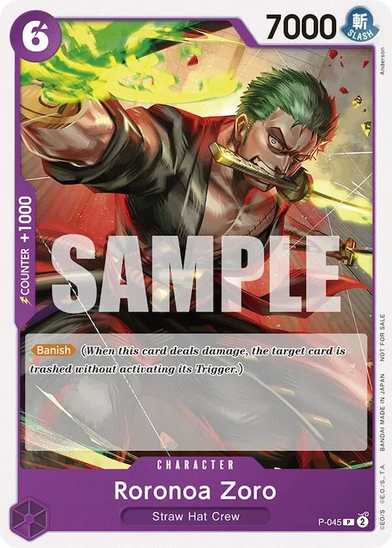 Roronoa Zoro (OP-06 Pre-Release Tournament) [Participant] #p-045 – One Piece Promotion Cards