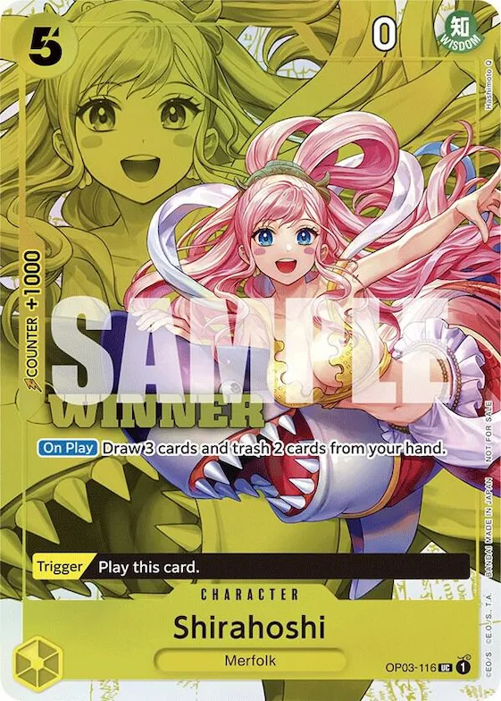Shirahoshi (Winner Pack Vol. 6) #op3-116 – One Piece Promotion Cards