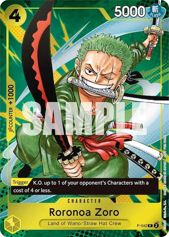 Roronoa Zoro (Event Pack Vol. 3) #p-042 – One Piece Promotion Cards