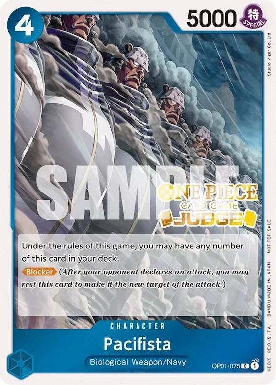 Pacifista (Judge Pack Vol. 3) #op1-075 – One Piece Promotion Cards