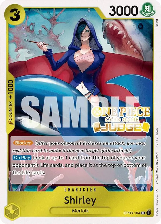 Shirley (Judge Pack Vol. 3) #op3-104 – One Piece Promotion Cards