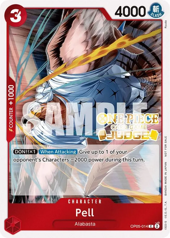 Pell (Judge Pack Vol. 3) #op5-014 – One Piece Promotion Cards