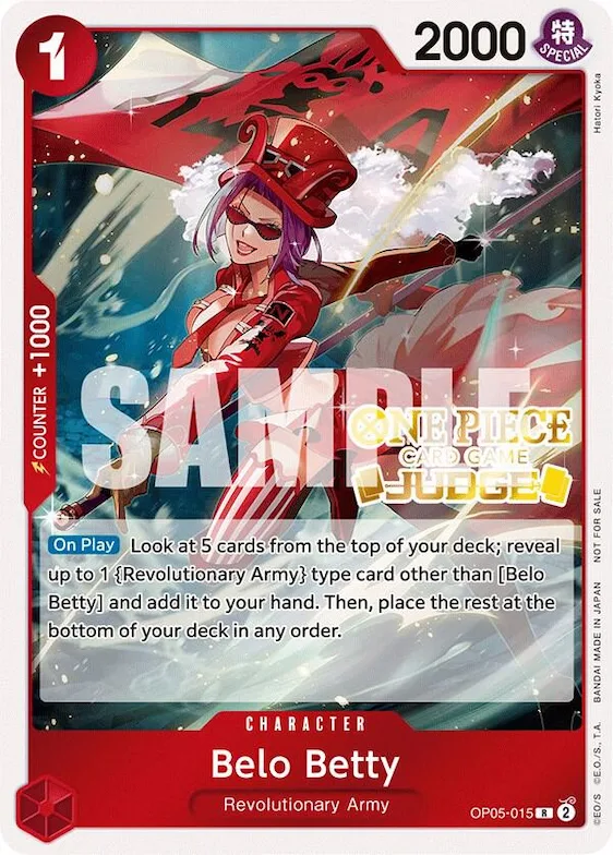 Belo Betty (Judge Pack Vol. 3) #op5-015 – One Piece Promotion Cards