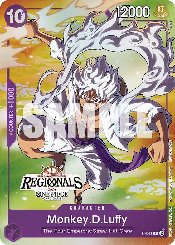 Monkey.D.Luffy (041) (Offline Regional 2024 Vol. 2) [Participant] #p-041 – One Piece Promotion Cards