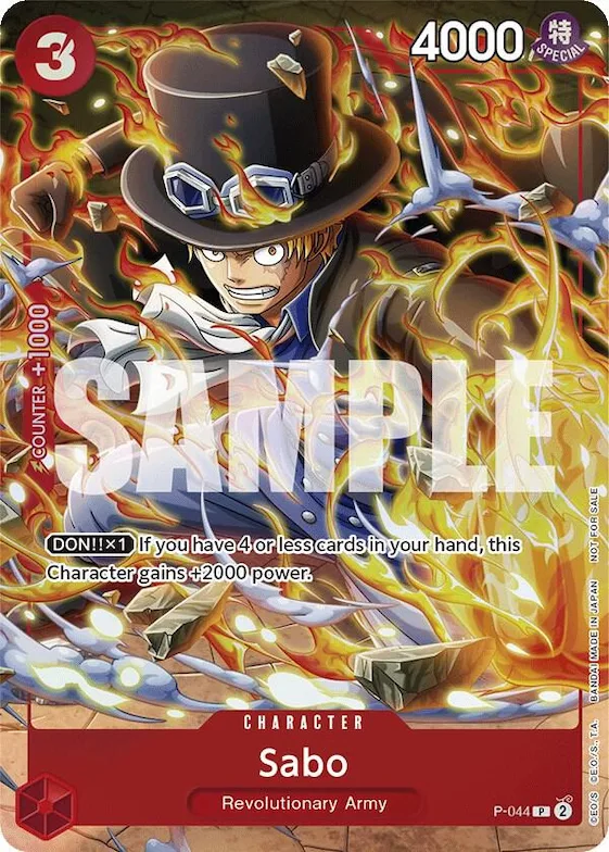 Sabo (Event Pack Vol. 4) #p-044 – One Piece Promotion Cards