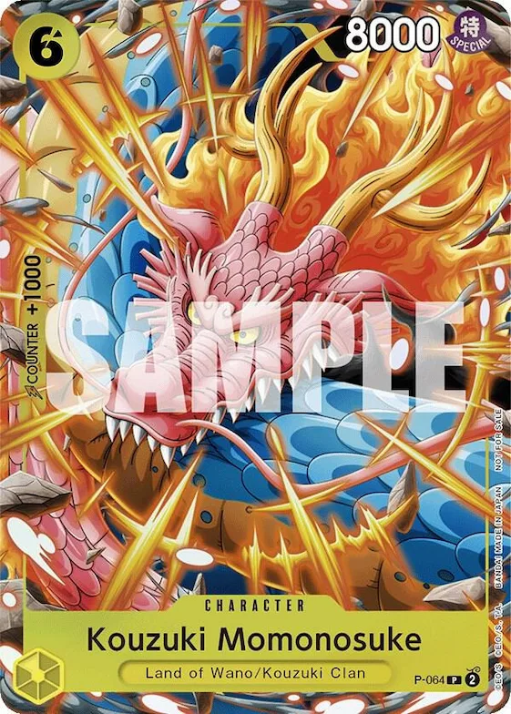 Kouzuki Momonosuke (Event Pack Vol. 4) #p-064 – One Piece Promotion Cards