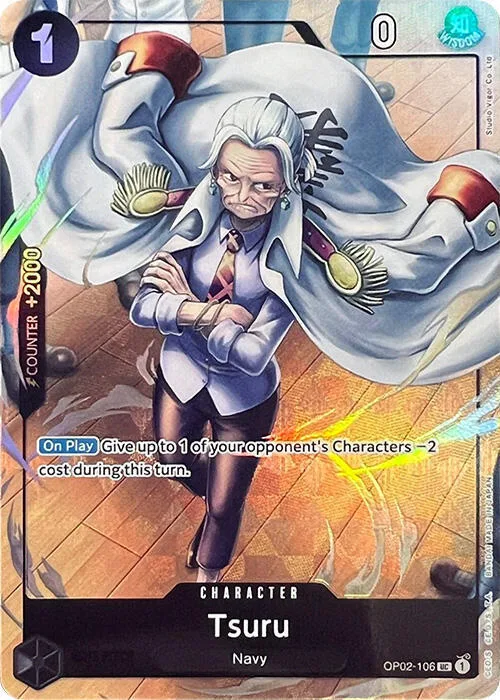 Tsuru (Premium Card Collection -Best Selection Vol. 1-) #op2-106 – One Piece Promotion Cards