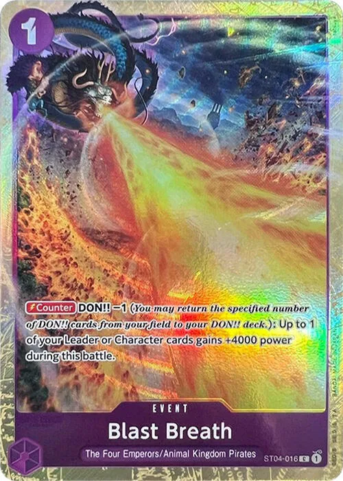 Blast Breath (Premium Card Collection -Best Selection Vol. 1-) #st4-016 – One Piece Promotion Cards