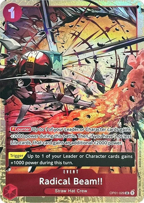 Radical Beam!! (Premium Card Collection -Best Selection Vol. 1-) #op1-029 – One Piece Promotion Cards