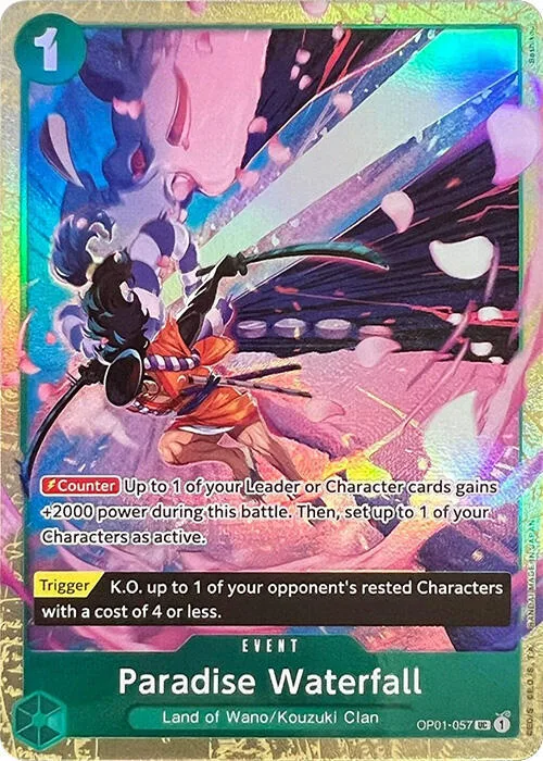 Paradise Waterfall (Premium Card Collection -Best Selection Vol. 1-) #op1-057 – One Piece Promotion Cards