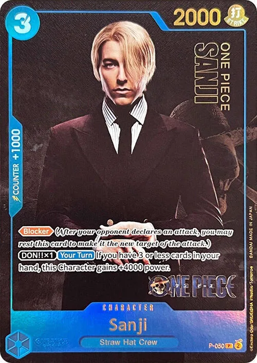 Sanji (Premium Card Collection -Live Action Edition-) #p-050 – One Piece Promotion Cards