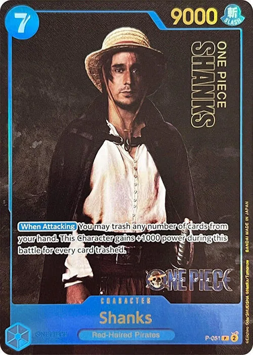 Shanks (Premium Card Collection -Live Action Edition-) #p-051 – One Piece Promotion Cards