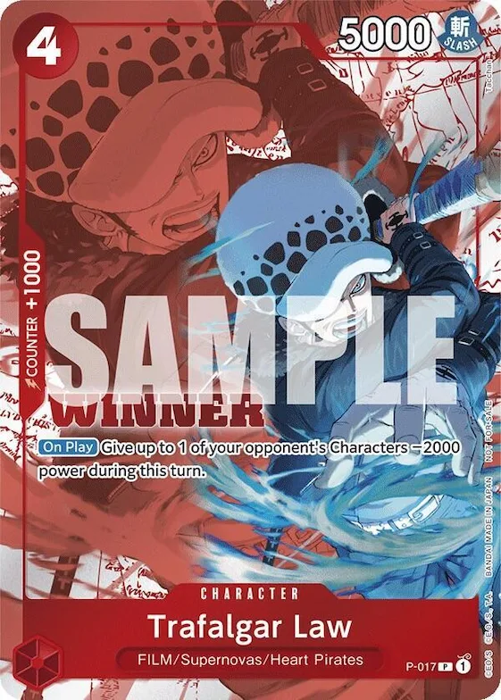 Trafalgar Law (Winner Pack Vol. 7) #p-017 – One Piece Promotion Cards