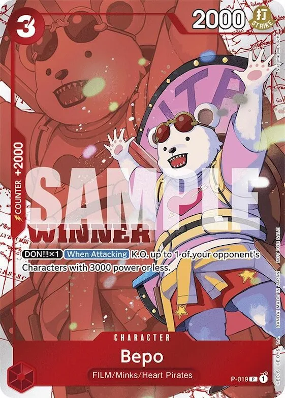 Bepo (Winner Pack Vol. 7) #p-019 – One Piece Promotion Cards