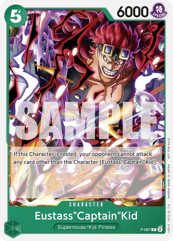 Eustass"Captain"Kid (OP-07 Pre-Release Tournament) #p-067 – One Piece Promotion Cards