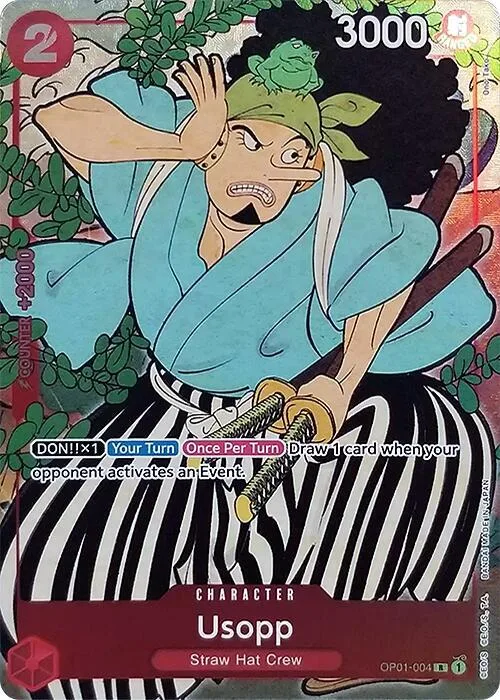 Usopp (English Version 1st Anniversary Set) #op1-004 – One Piece Promotion Cards
