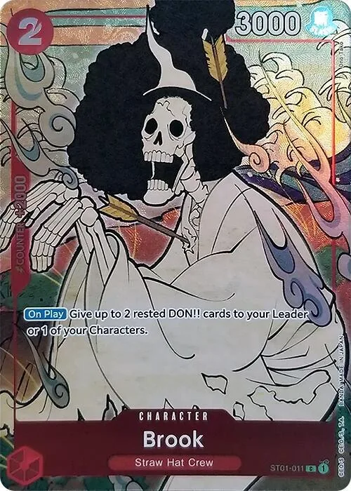Brook (English Version 1st Anniversary Set) #st1-011 – One Piece Promotion Cards