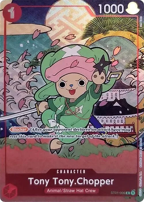 Tony Tony.Chopper (English Version 1st Anniversary Set) #st1-006 – One Piece Promotion Cards