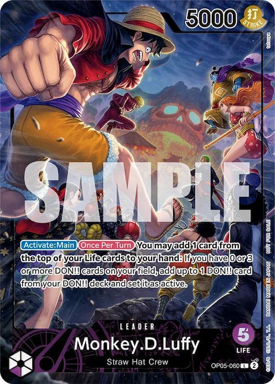 Monkey.D.Luffy (PSA Magazine) #op5-060 – One Piece Promotion Cards
