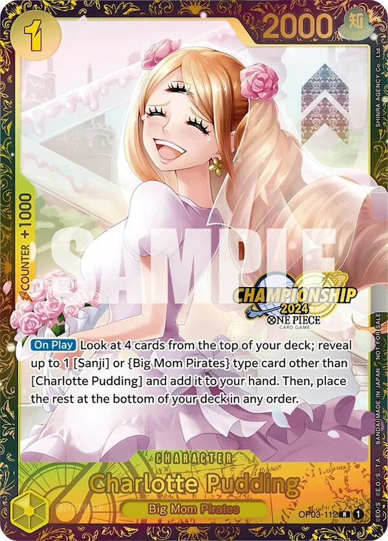 Charlotte Pudding (Championship 2024) #op3-112 – One Piece Promotion Cards